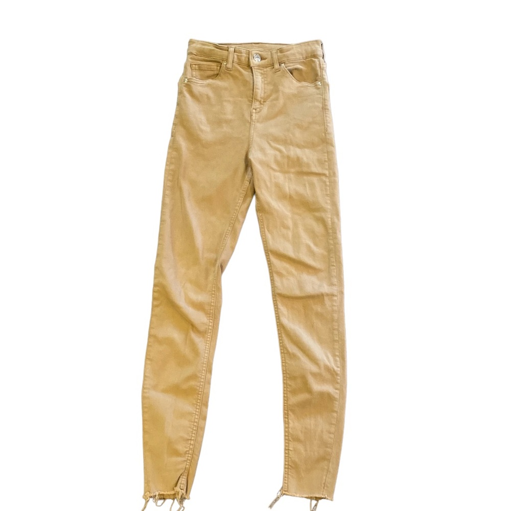 Topshop Khaki Skinny Jeans